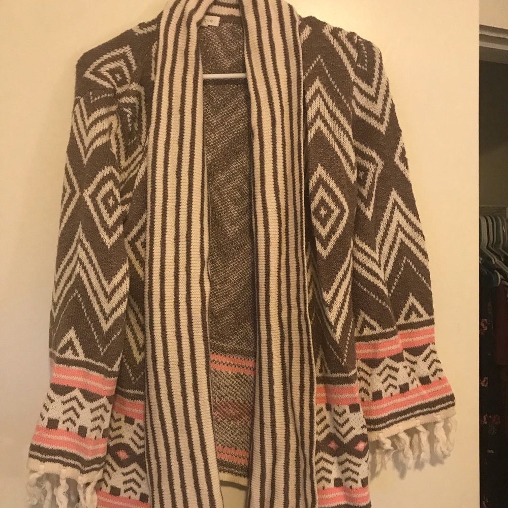 Tribal pattern sweater